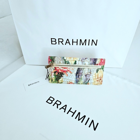 NWT Brahmin SUCCULENT BLOOM Ady Wallet - Picture 10 of 11